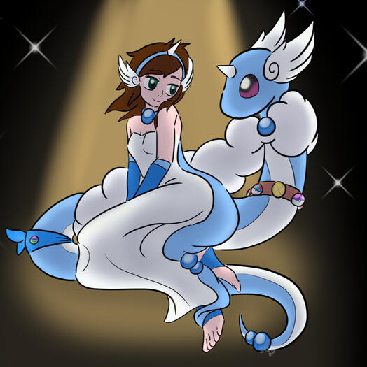 Original character splashing water